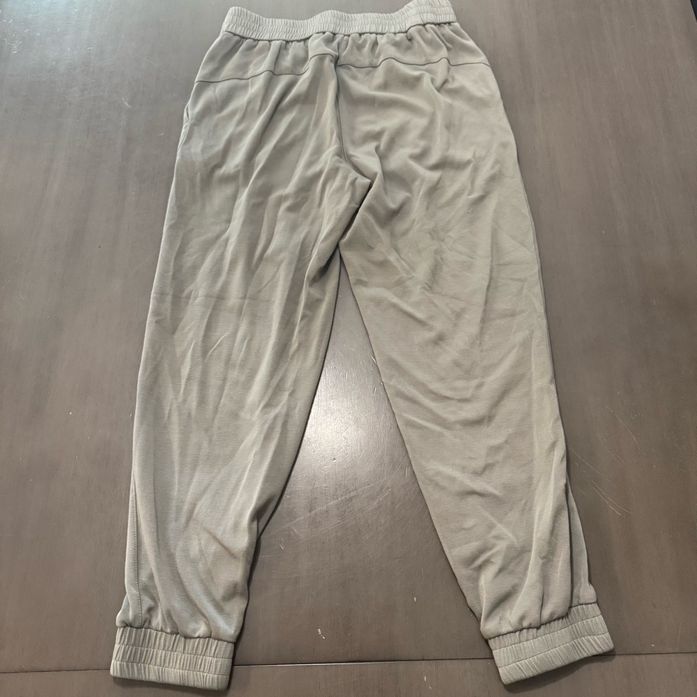 Rachel Zoe Relaxed Fit Olive Green Women’s Small Drawstring Jogger Pull on Pant - Picture 2 of 7
